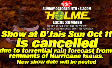 Local Summer with Holme Oct. 11th Show cancelled New show date will be posted