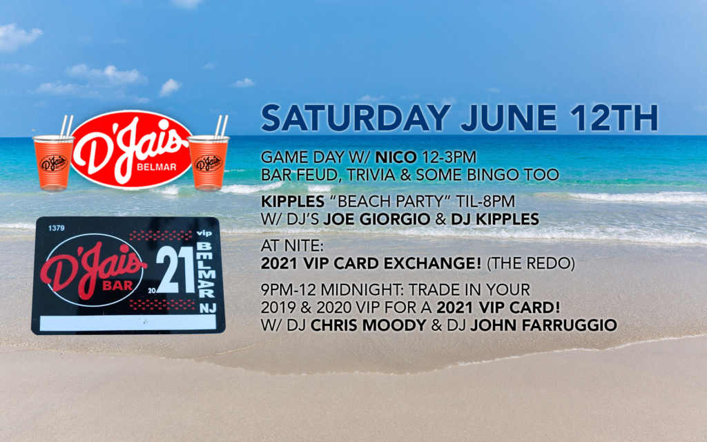 Kipples 12 Noon “Beach Party” at Night 2021 VIP Card Exchange