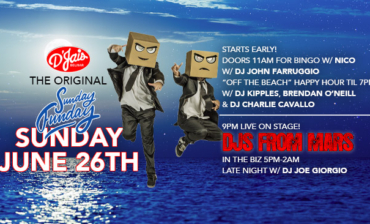 BIG Sunday Funday! 11AM for Bingo w/ Nico 9PM Live on Stage! DJs From Mars