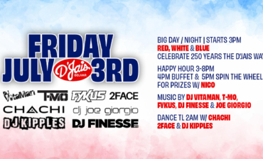 Friday July 3rd Big Day / Night Music Starts 3P! 4PM Buffet! 5P! Spin the Wheel