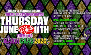 Frank Sementa’s Famous Theme Party Thursdays Theme #3 Mardi Gras!