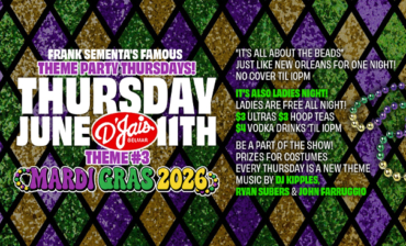 Frank Sementa’s Famous Theme Party Thursdays Theme #3 Mardi Gras!
