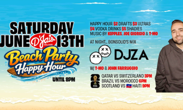 Off The Beach Happy Hour $2 Drafts , $3 Ultra’s $4 Vodka Drinks 11A-8P!  9PM Bonsolids Mix 2FACE, DJ ZA & T-Mo