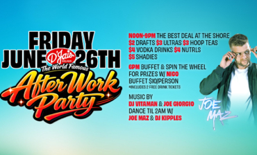 Friday The World Famous After Work Party 6PM Buffet & Spin The Wheel! at Night DJ Joe Maz