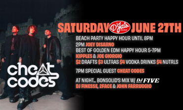 Beach Party Happy Hour Noon Til 8PM! Golden EDM Happy Hour 5-7 , 7PM Day Party w/  Cheat Codes