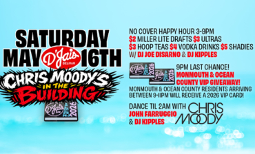 Saturday “Off the Beach Happy Hour! $2, $3 Beers +  $4, $5 Drinks at Night Last Chance Monmouth & Ocean Resident VIP Card Giveaway w / Chris Moody!