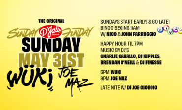 The Original Sunday Funday!  Bingo Begins 11AM | 6PM WUKI | 9PM Joe Maz logo