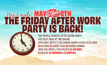 Fridays are Back! World Famous After Work Party at Night our Annual College VIP Card Giveaway!